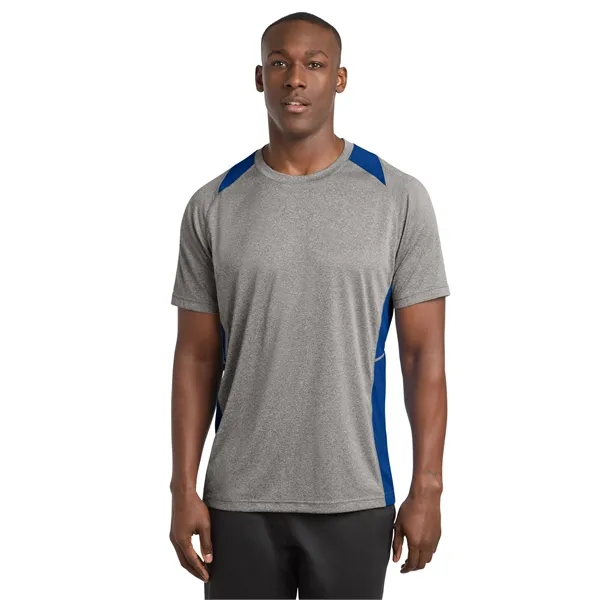 Sport-Tek Heather Colorblock Contender Tee.... from ASI 84863 SanMar