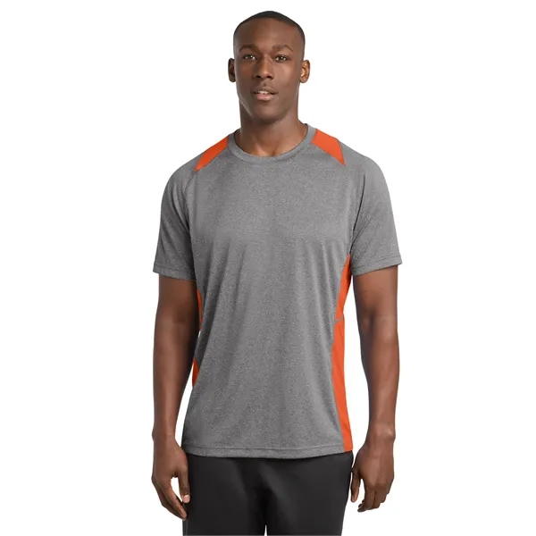 Sport-Tek Heather Colorblock Contender Tee.... from ASI 84863 SanMar