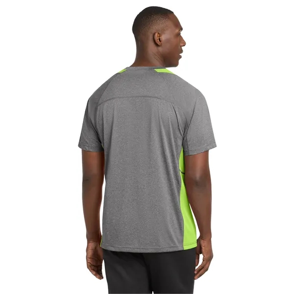 Sport-Tek Heather Colorblock Contender Tee.... from ASI 84863 SanMar