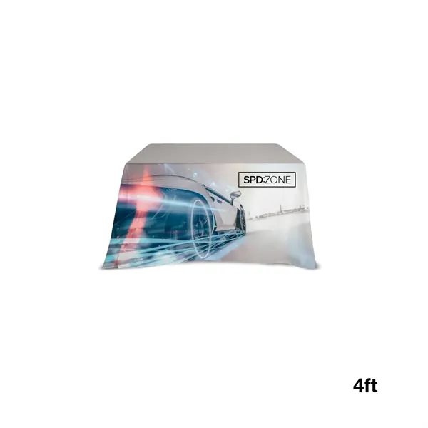 48" x 30" x 29" table throw cover with color dye... from ASI 67866 Logomark/Valumark