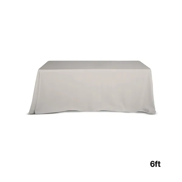 72" x 30" x 29" table throw cover with color dye... from ASI 67866 Logomark/Valumark