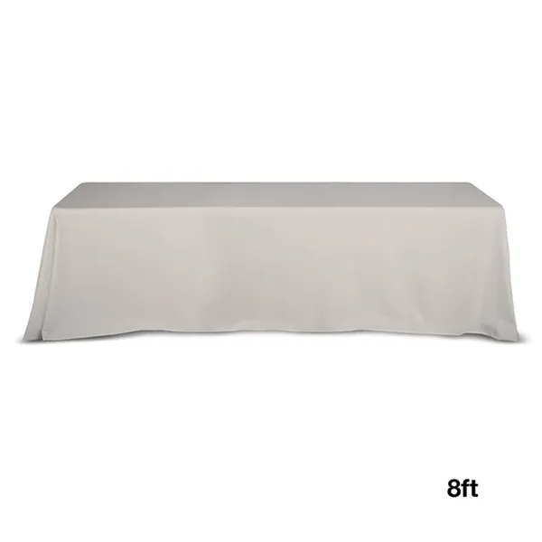 96" x 30" x 29" table throw cover with color dye... from ASI 67866 Logomark/Valumark