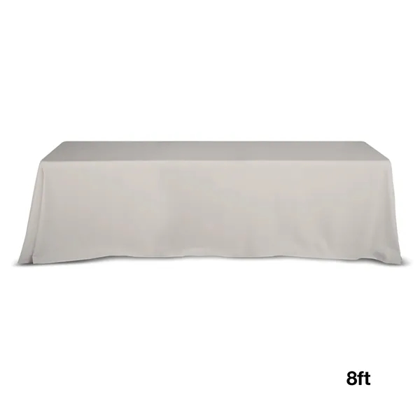 96" x 30" x 29" table throw cover with color dye... from ASI 67866 Logomark/Valumark