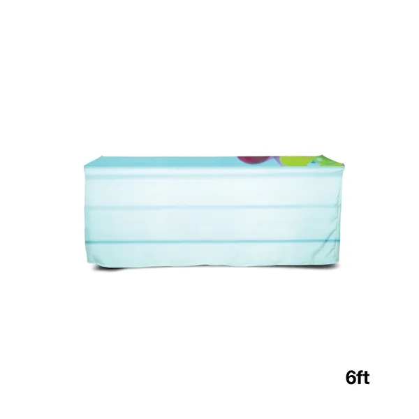 6' fitted table cover with sewn corners, 300D polyester construction, PVC... from ASI 67866 Logomark/Valumark