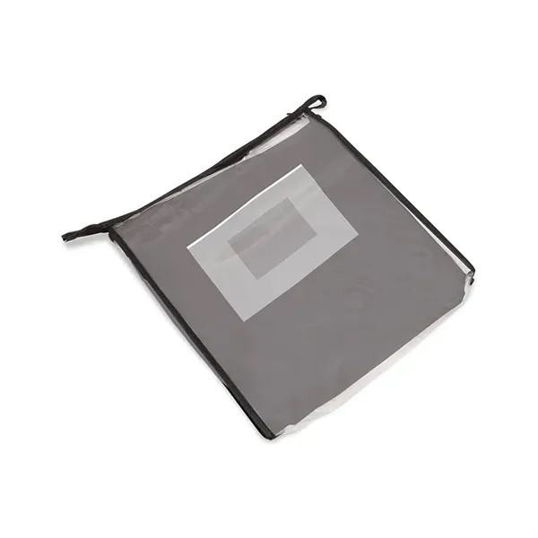 4' fitted table cover with open back, sewn corners, 300D polyester... from ASI 67866 Logomark/Valumark