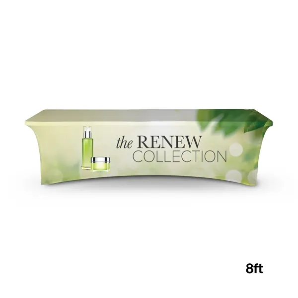 DisplaySplash 8' RPET Stretch Table Cover... from ASI 67866 Logomark/Valumark