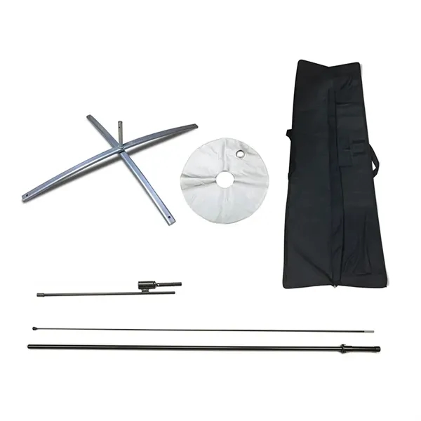 DisplaySplash 9' Single-Sided Custom Feather Flag... from ASI 67866 Logomark/Valumark