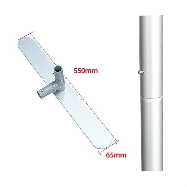 DisplaySplash Single Sided Fabric Floor Banner - 31  1/2"...... from ASI 67866 Logomark/Valumark