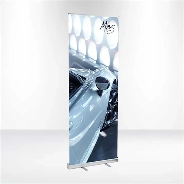 DisplaySplash 31  1/2" W x 78  3/4" H Roll-Up... from ASI 67866 Logomark/Valumark