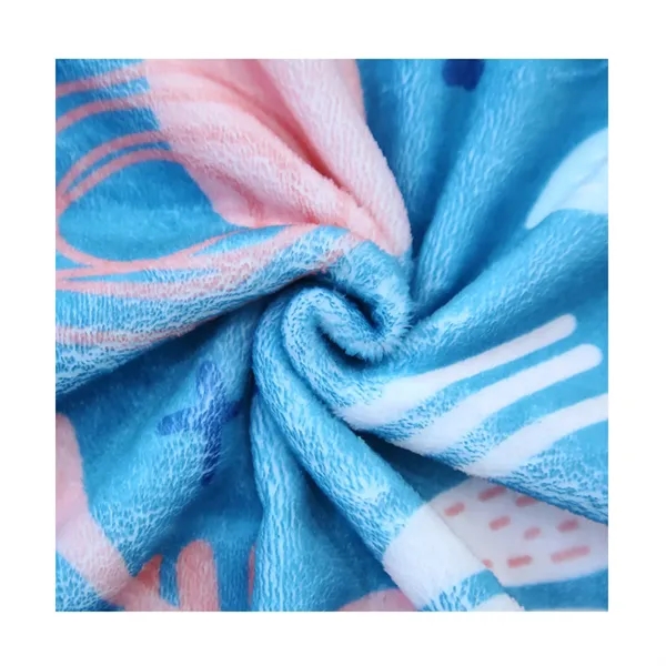 DisplaySplash 72" x 59" Custom Printed Flannel Blanket... from ASI 67866 Logomark/Valumark