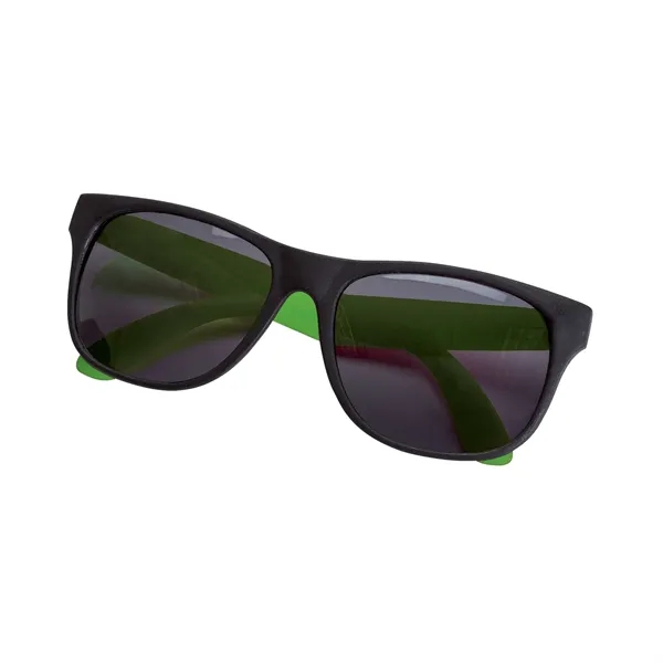 1.75" x 1.94" x 5.5" two-tone polypropylene sunglasses with matte finish... from ASI 67866 Logomark/Valumark / Valumark™