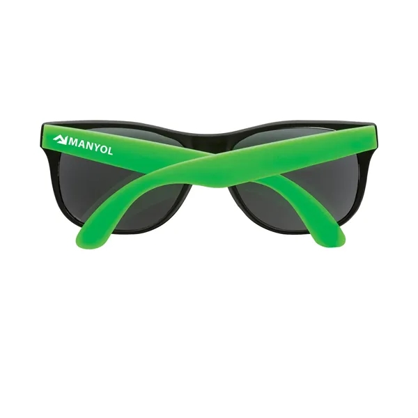 1.75" x 1.94" x 5.5" two-tone polypropylene sunglasses with matte finish... from ASI 67866 Logomark/Valumark / Valumark™