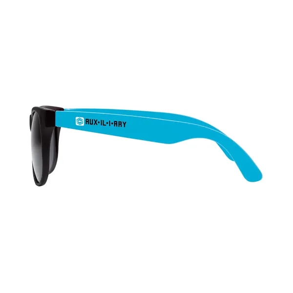 1.75" x 1.94" x 5.5" two-tone polypropylene sunglasses with matte finish... from ASI 67866 Logomark/Valumark / Valumark™