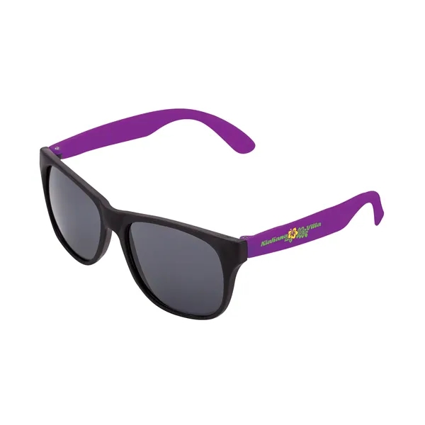 1.75" x 1.94" x 5.5" two-tone polypropylene sunglasses with matte finish... from ASI 67866 Logomark/Valumark / Valumark™