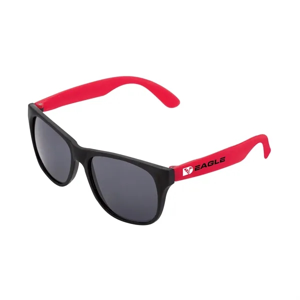 1.75" x 1.94" x 5.5" two-tone polypropylene sunglasses with matte finish... from ASI 67866 Logomark/Valumark / Valumark™