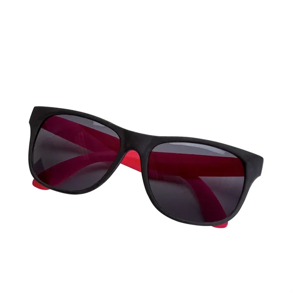 1.75" x 1.94" x 5.5" two-tone polypropylene sunglasses with matte finish... from ASI 67866 Logomark/Valumark / Valumark™
