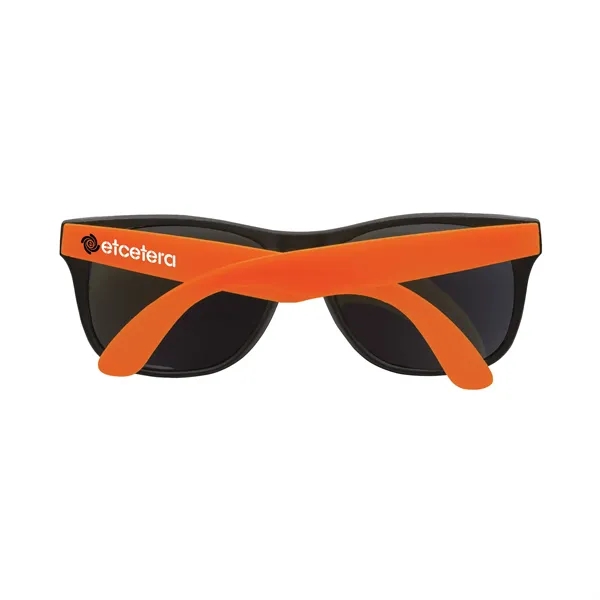 1.75" x 1.94" x 5.5" two-tone polypropylene sunglasses with matte finish... from ASI 67866 Logomark/Valumark / Valumark™