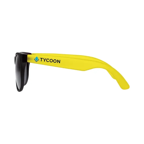 1.75" x 1.94" x 5.5" two-tone polypropylene sunglasses with matte finish... from ASI 67866 Logomark/Valumark / Valumark™
