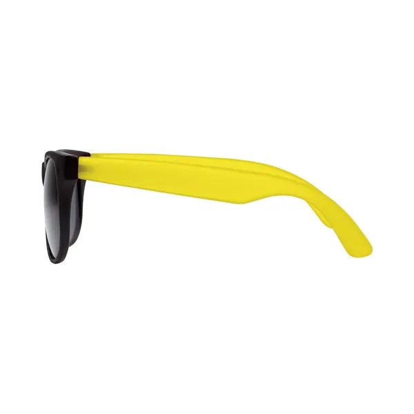 1.75" x 1.94" x 5.5" two-tone polypropylene sunglasses with matte finish... from ASI 67866 Logomark/Valumark / Valumark™
