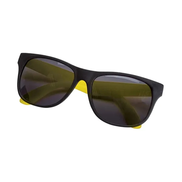 1.75" x 1.94" x 5.5" two-tone polypropylene sunglasses with matte finish... from ASI 67866 Logomark/Valumark / Valumark™