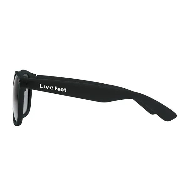 1.38" x 1.94" x 5.75" plastic fashion sunglasses with 100% UVA... from ASI 67866 Logomark/Valumark / Valumark™