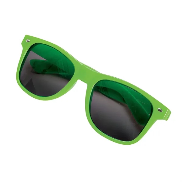 1.38" x 1.94" x 5.75" plastic fashion sunglasses with 100% UVA... from ASI 67866 Logomark/Valumark / Valumark™