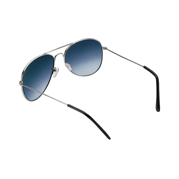 1" x 2.06" x 5.38" plastic aviator-style sunglasses with steel rims,... from ASI 67866 Logomark/Valumark / Valumark™