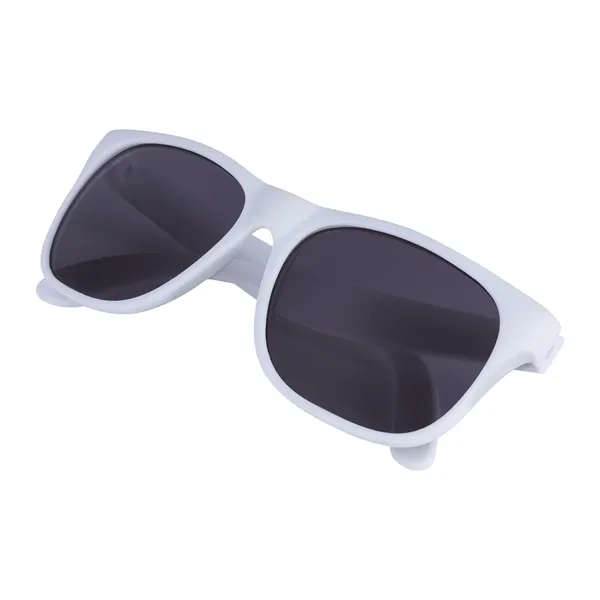 1.75" x 1.94" x 5.5" polycarbonate flare two-tone sunglasses with 100%... from ASI 67866 Logomark/Valumark / Valumark™