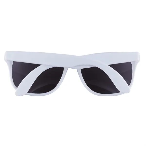 1.75" x 1.94" x 5.5" polycarbonate flare two-tone sunglasses with 100%... from ASI 67866 Logomark/Valumark / Valumark™