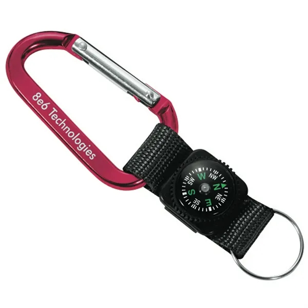 Busbee Carabiner with Compass... from ASI 67866 Logomark/Valumark / Valumark™