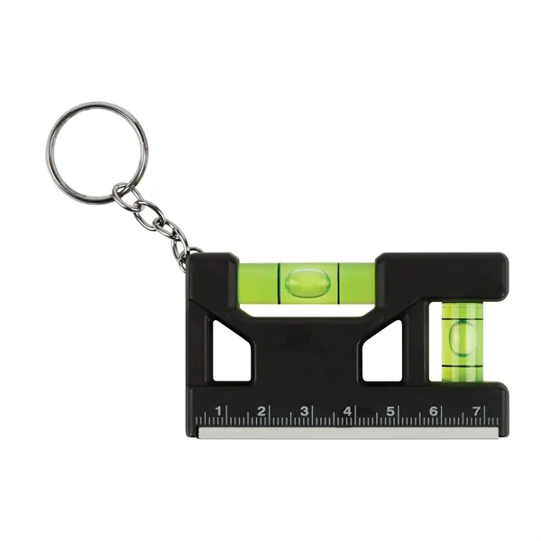 Hank 3" Level / Ruler Keyring... from ASI 67866 Logomark/Valumark