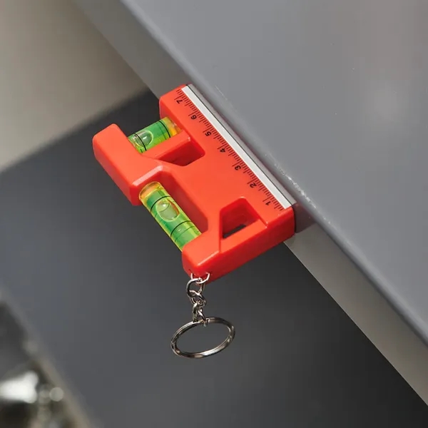 Hank 3" Level / Ruler Keyring... from ASI 67866 Logomark/Valumark