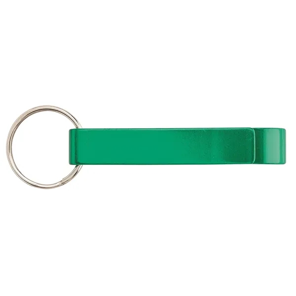 0.56" x 3.25" x 0.44" bottle opener keyring with can tab... from ASI 67866 Logomark/Valumark / Valumark™
