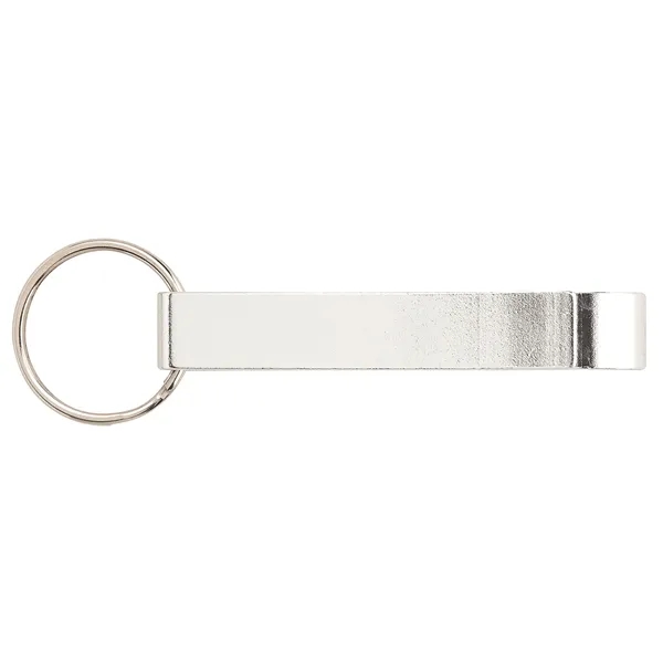 0.56" x 3.25" x 0.44" bottle opener keyring with can tab... from ASI 67866 Logomark/Valumark / Valumark™