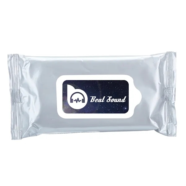 0.62" x 2.75" x 6" pack of Alano antibacterial wet wipes;... from ASI 67866 Logomark/Valumark / Valumark™