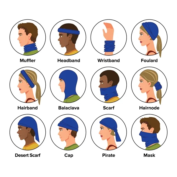 Cub Pack Multi-Use Neck Gaiter 5-Pack... from ASI 67866 Logomark/Valumark