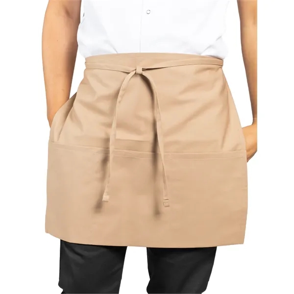 Uncommon Threads Unisex Three Pocket Half Waist Apron... from ASI 86018 Scrub Authority / Uniform Stores