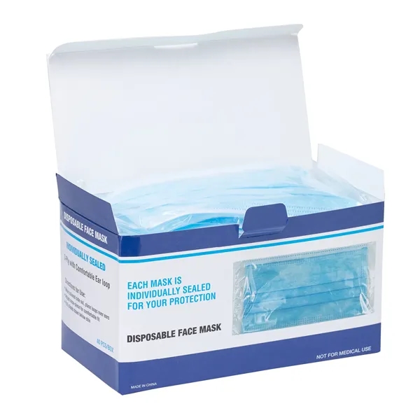 Shield II Box of 40pcs Individually Bagged Disposable Fac...... from ASI 67866 Logomark/Valumark