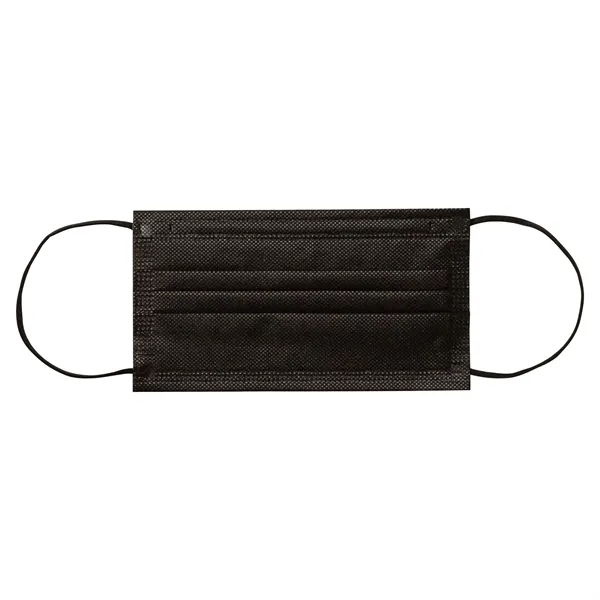 Shield III Box of 50pcs Black Disposable Face Masks... from ASI 67866 Logomark/Valumark
