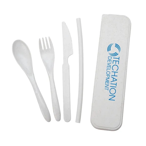 Alameda Wheat Straw Cutlery Set... from ASI 67866 Logomark/Valumark