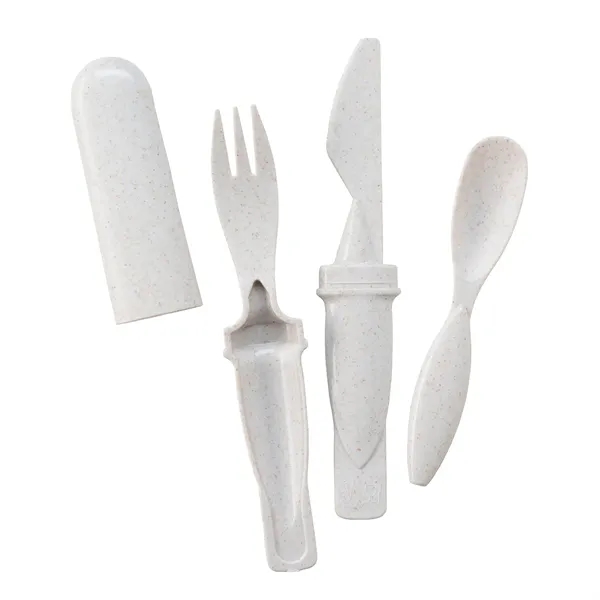 Arroyo II Bamboo Fiber Cutlery Set... from ASI 67866 Logomark/Valumark