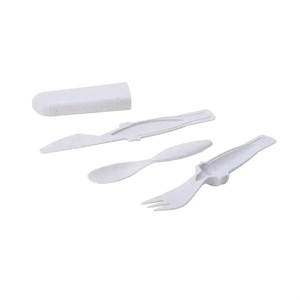 Arroyo II Bamboo Fiber Cutlery Set... from ASI 67866 Logomark/Valumark