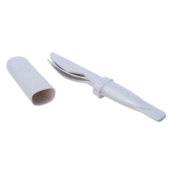 Arroyo II Bamboo Fiber Cutlery Set... from ASI 67866 Logomark/Valumark