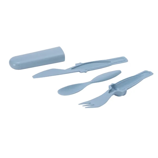 Arroyo II Bamboo Fiber Cutlery Set... from ASI 67866 Logomark/Valumark