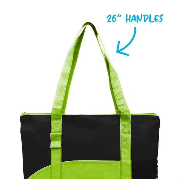 Poly Pro Pocket Tote... from ASI 40480 Koozie Group