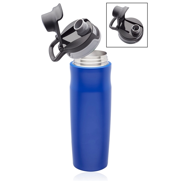 20 oz. stainless steel water bottle with double wall vacuum insulation,... from ASI 39552 BEL Promo