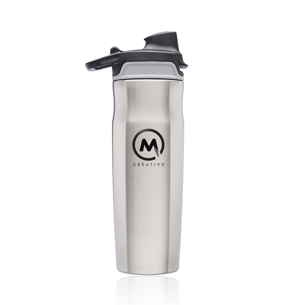 20 oz. stainless steel water bottle with double wall vacuum insulation,... from ASI 39552 BEL Promo