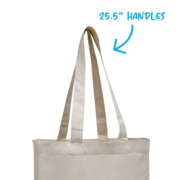 V Natural Organic Gusseted Tote... from ASI 40480 Koozie Group