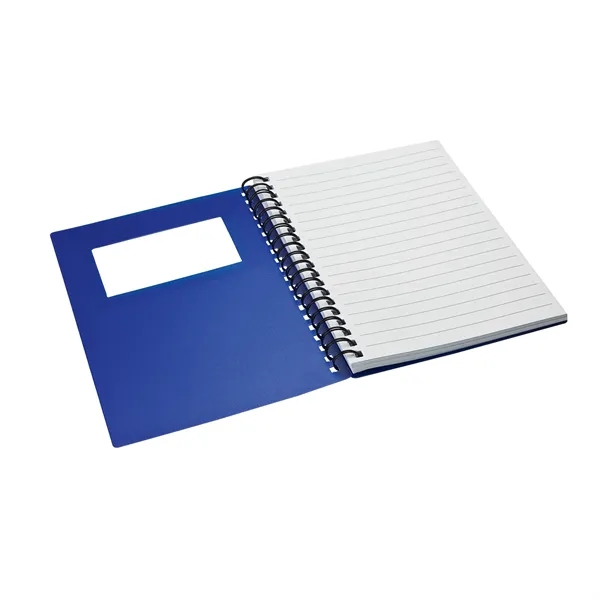 0.75" x 7" x 5.38" 70-page spiral notebook with plastic business... from ASI 67866 Logomark/Valumark / Valumark™