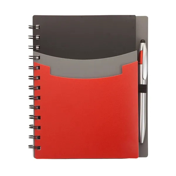 Academy Junior Notebook & Stylus Pen... from ASI 67866 Logomark/Valumark / Valumark™